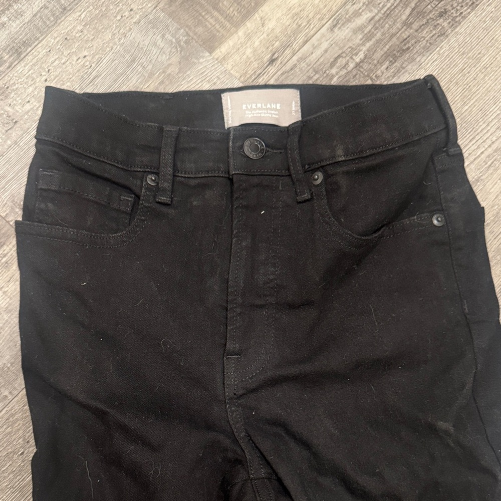 Everlane Women’s Black High Rise Skinny Jeans - Ankle